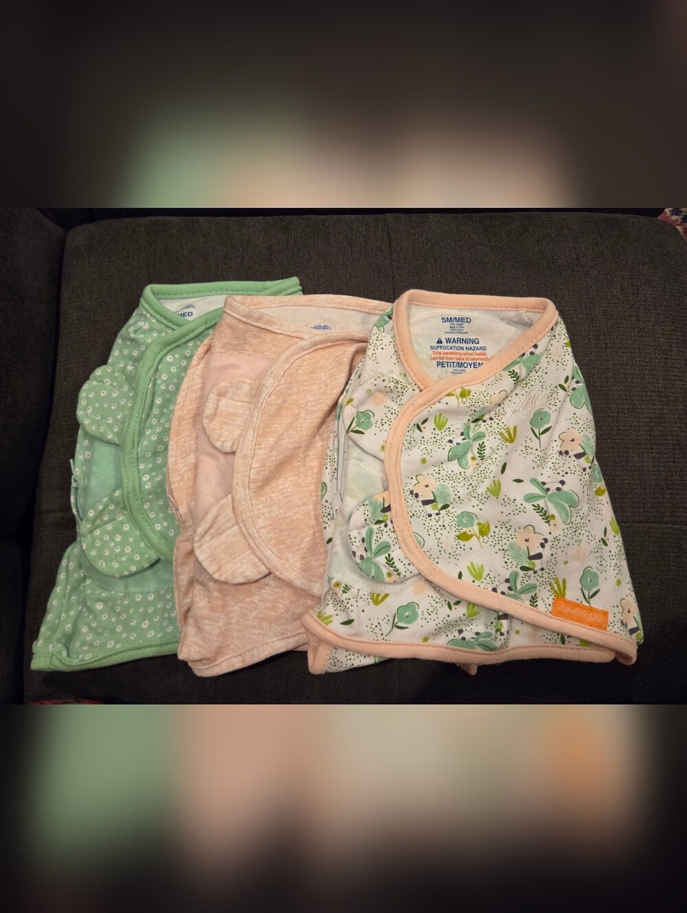 SwaddleMe Velcro Swaddles / S/M